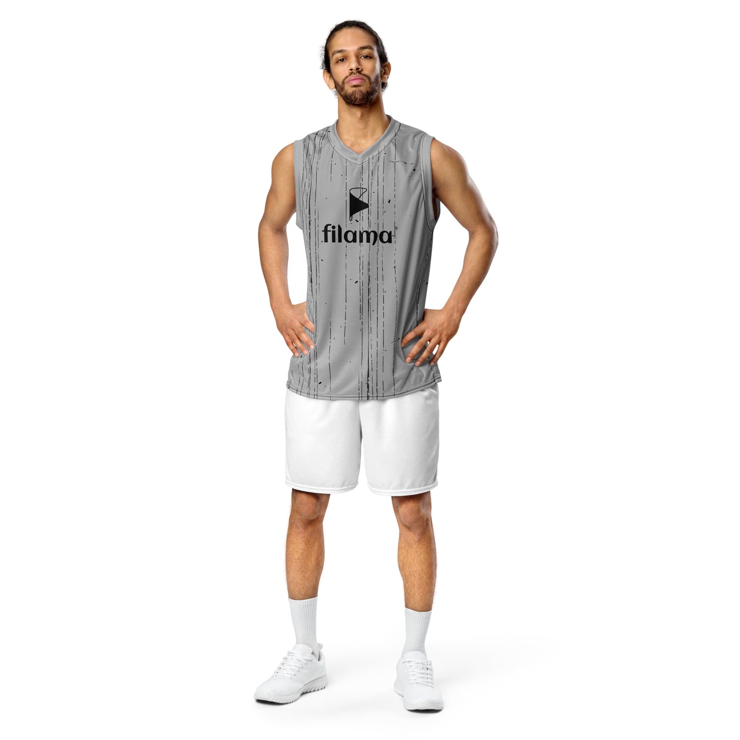 Recycled unisex basketball jersey