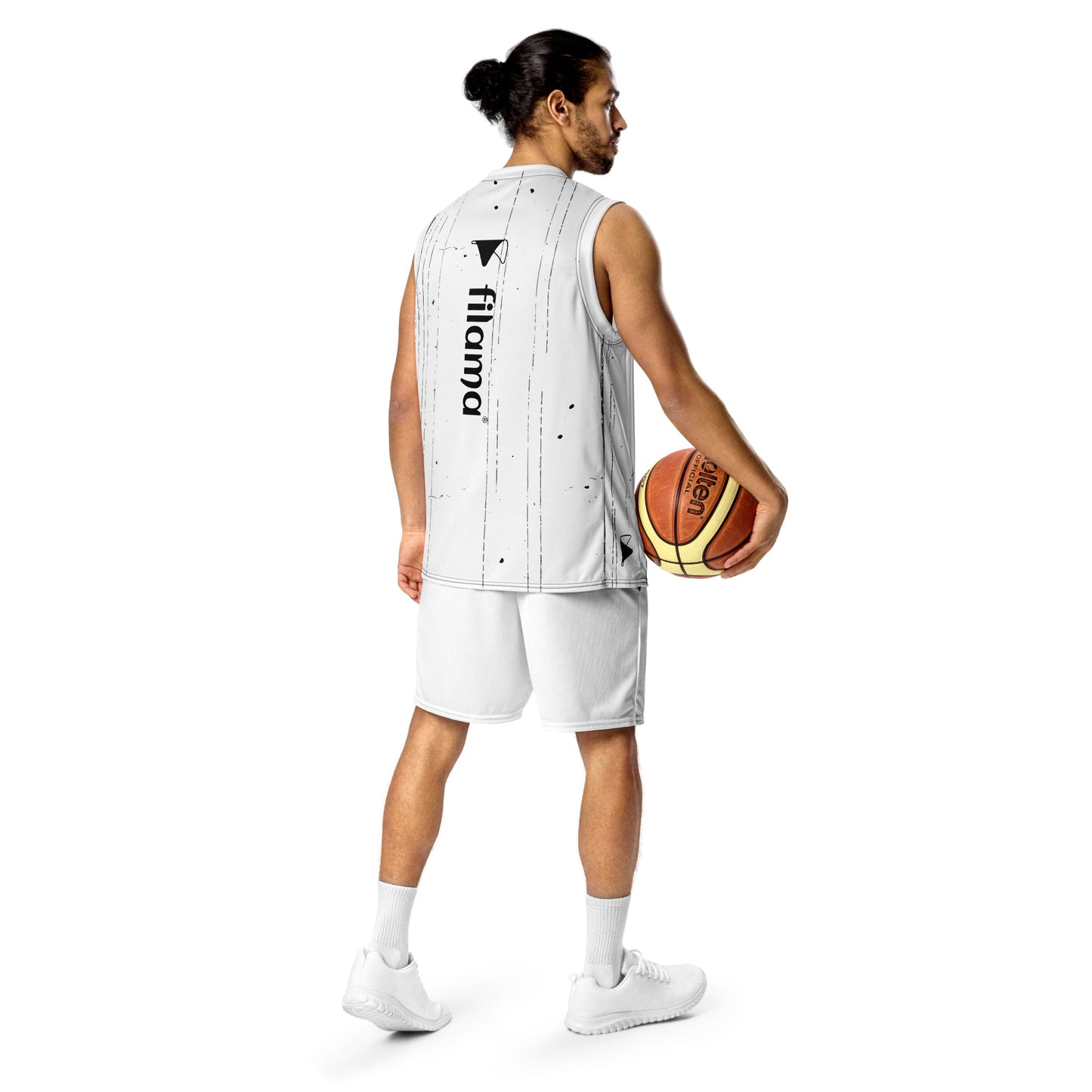 Recycled unisex basketball jersey