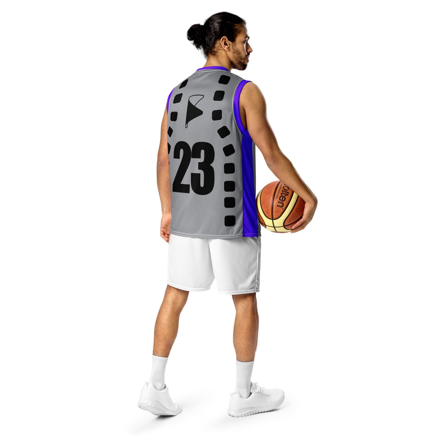 Recycled unisex basketball jersey