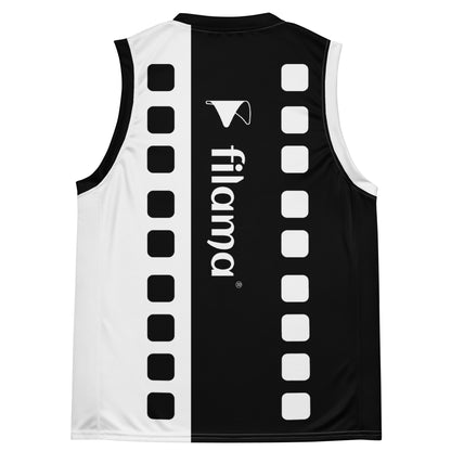 Recycled unisex basketball jersey