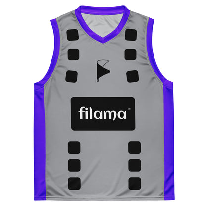 Recycled unisex basketball jersey