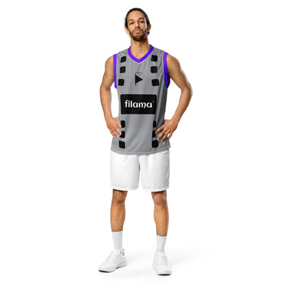Recycled unisex basketball jersey