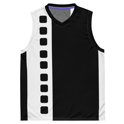 Recycled unisex basketball jersey