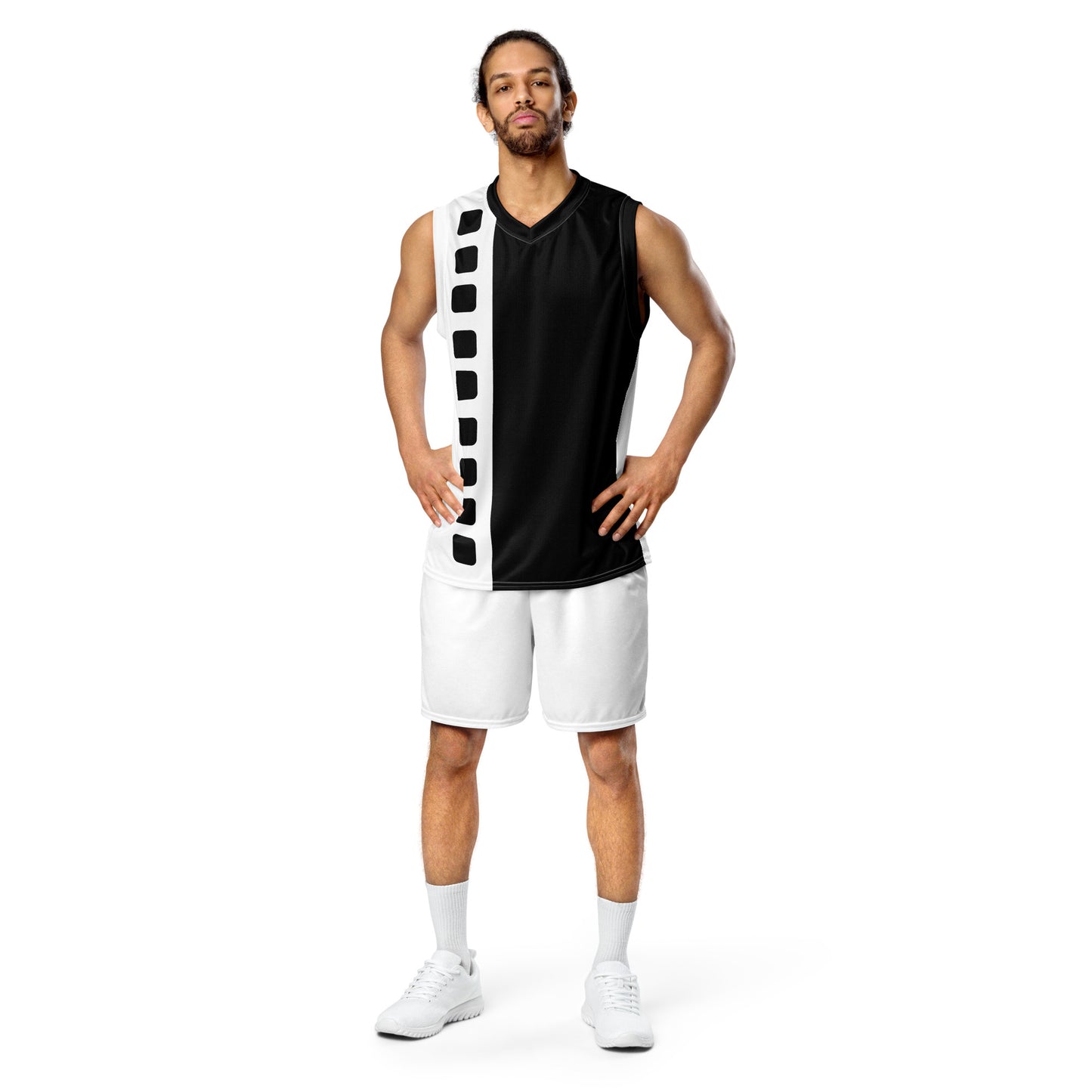 Recycled unisex basketball jersey