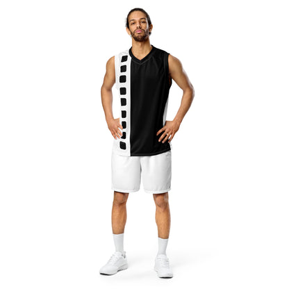 Recycled unisex basketball jersey