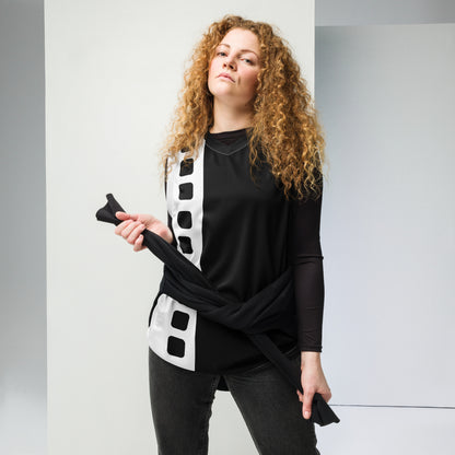 Recycled unisex basketball jersey